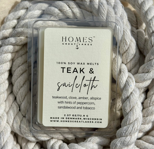 Teak & Sailcloth Soy Wax Melts