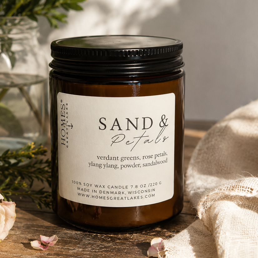 Sand & Petals Soy Candle
