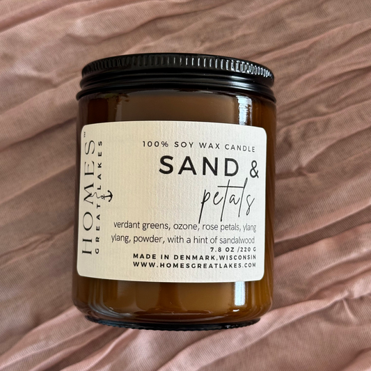 Sand & Petals Soy Candle
